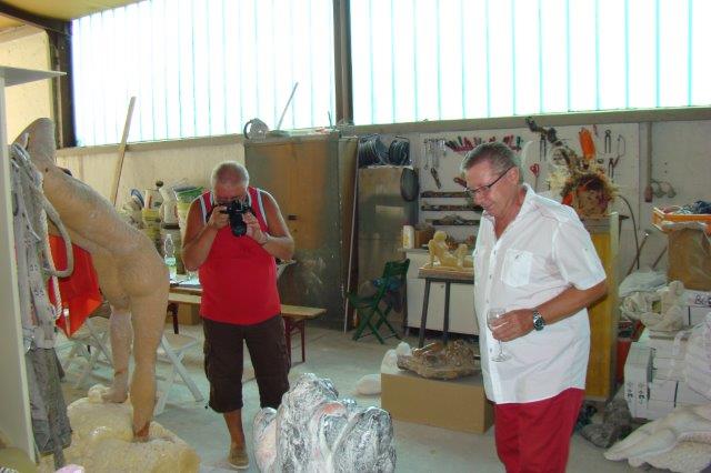 Bürgermeister Klein und Fotograf